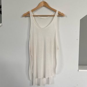 LUSH White Tank Top